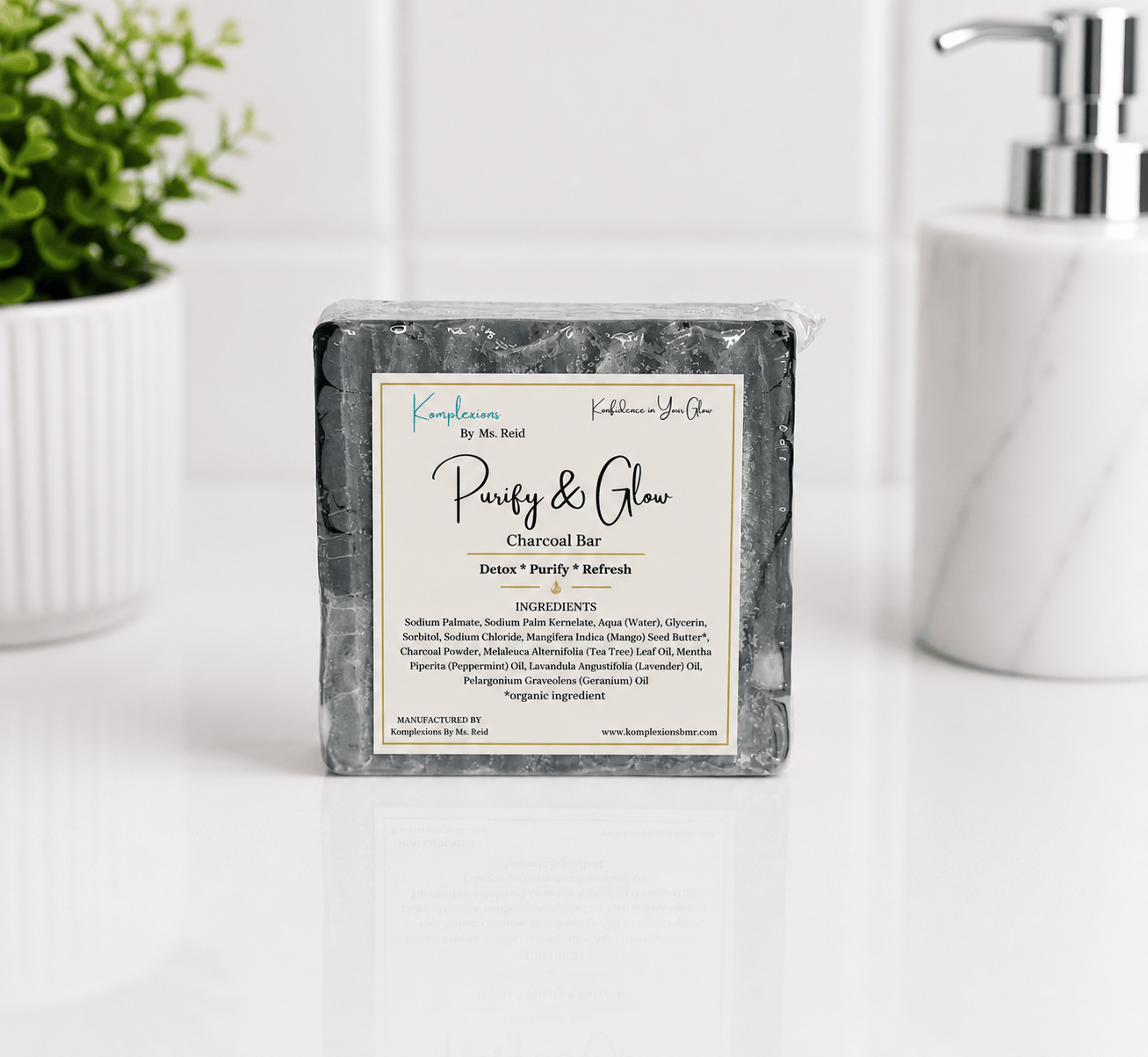 Komplexions By Ms. Reid Activated Charcoal Soap