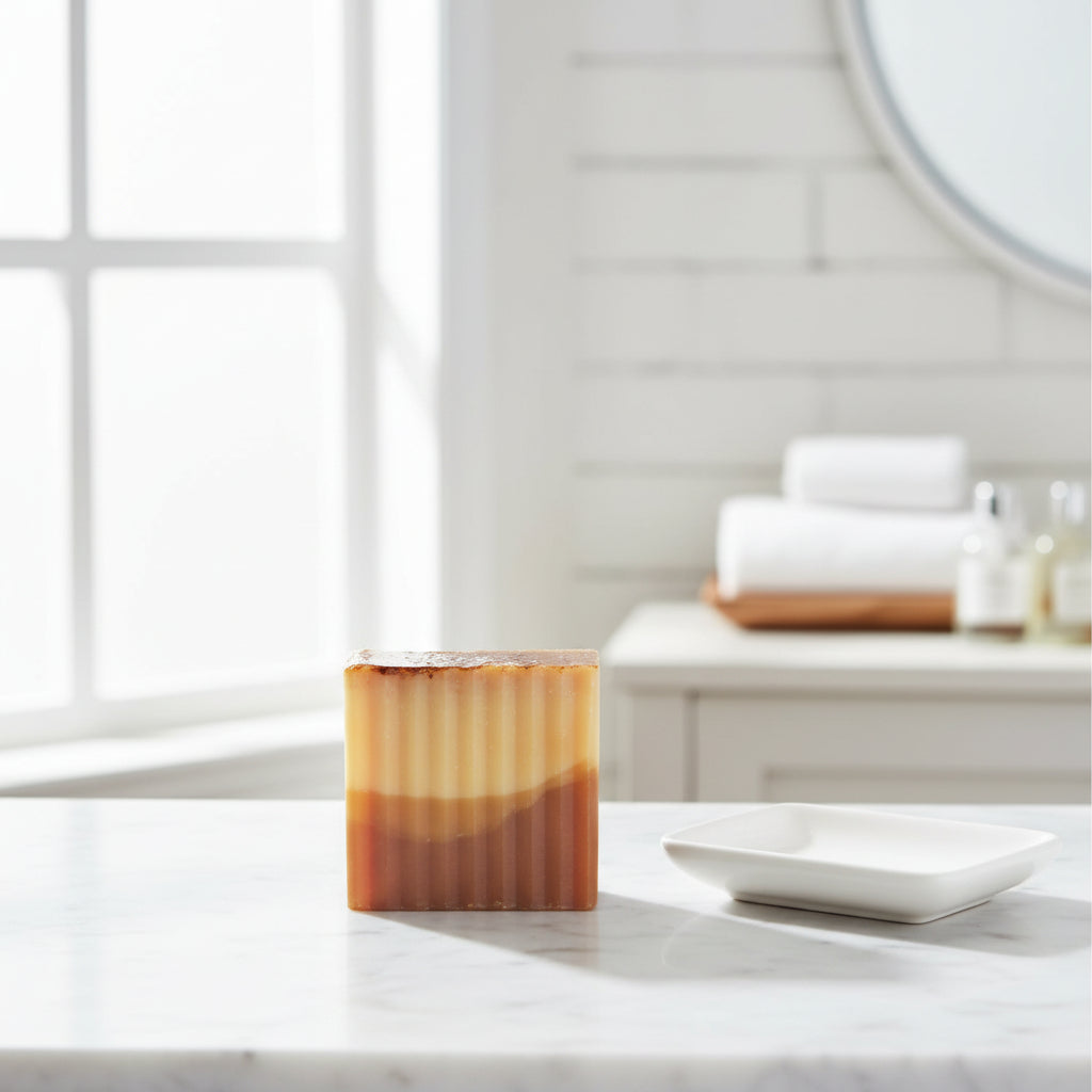 Kreid Skincare and more LLC sample Turmeric and Honey Soap