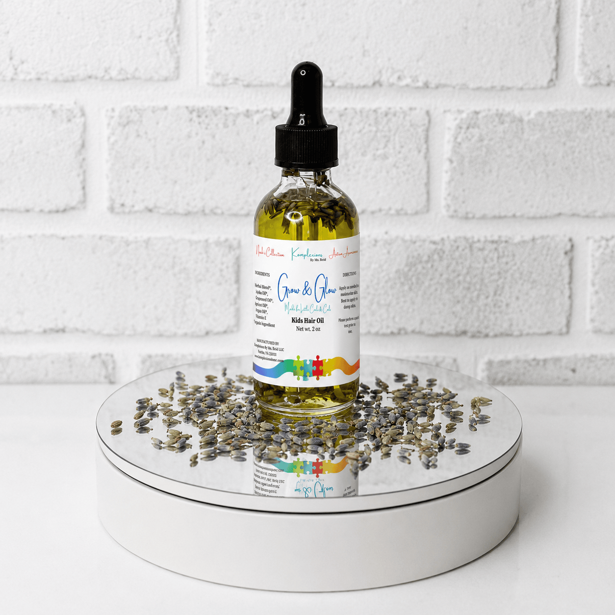 Komplexions By Ms. Reid Glow & Grow Hair Oil