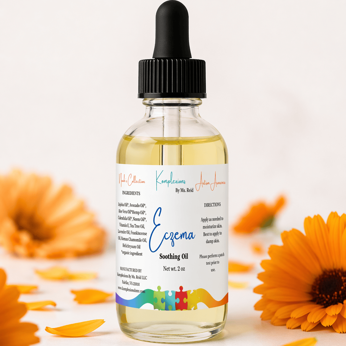 Komplexions By Ms. Reid Soothing Eczema Oil