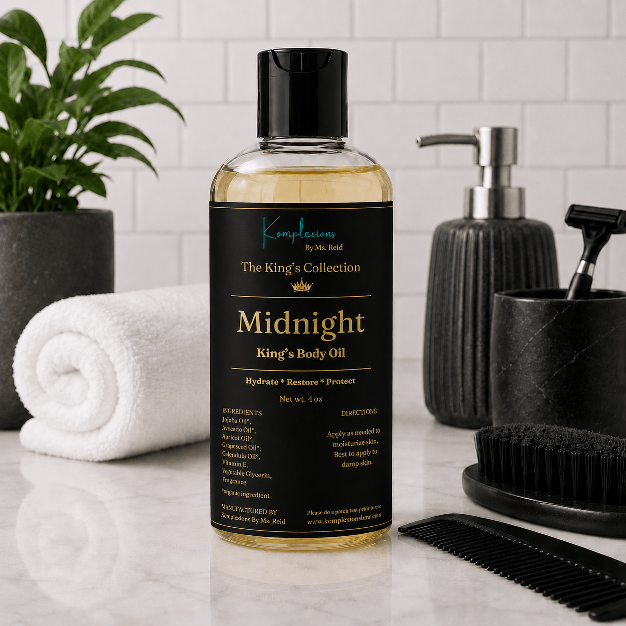Kreid Skincare and more King's Body Oil