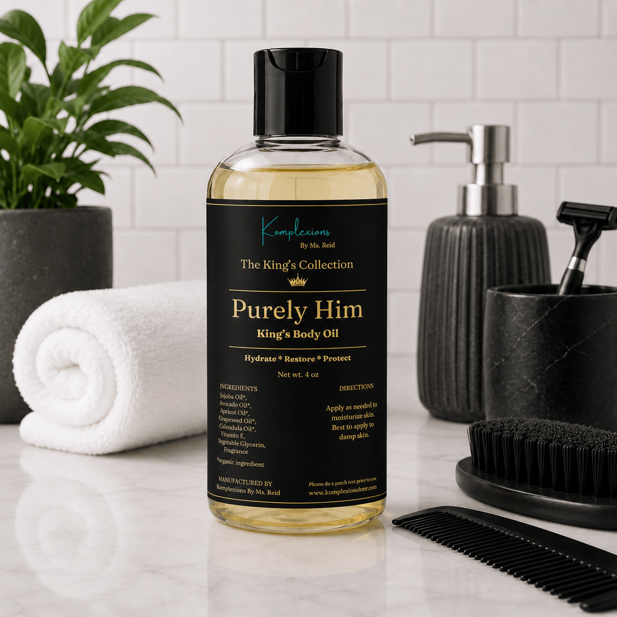 Kreid Skincare and more King's Body Oil