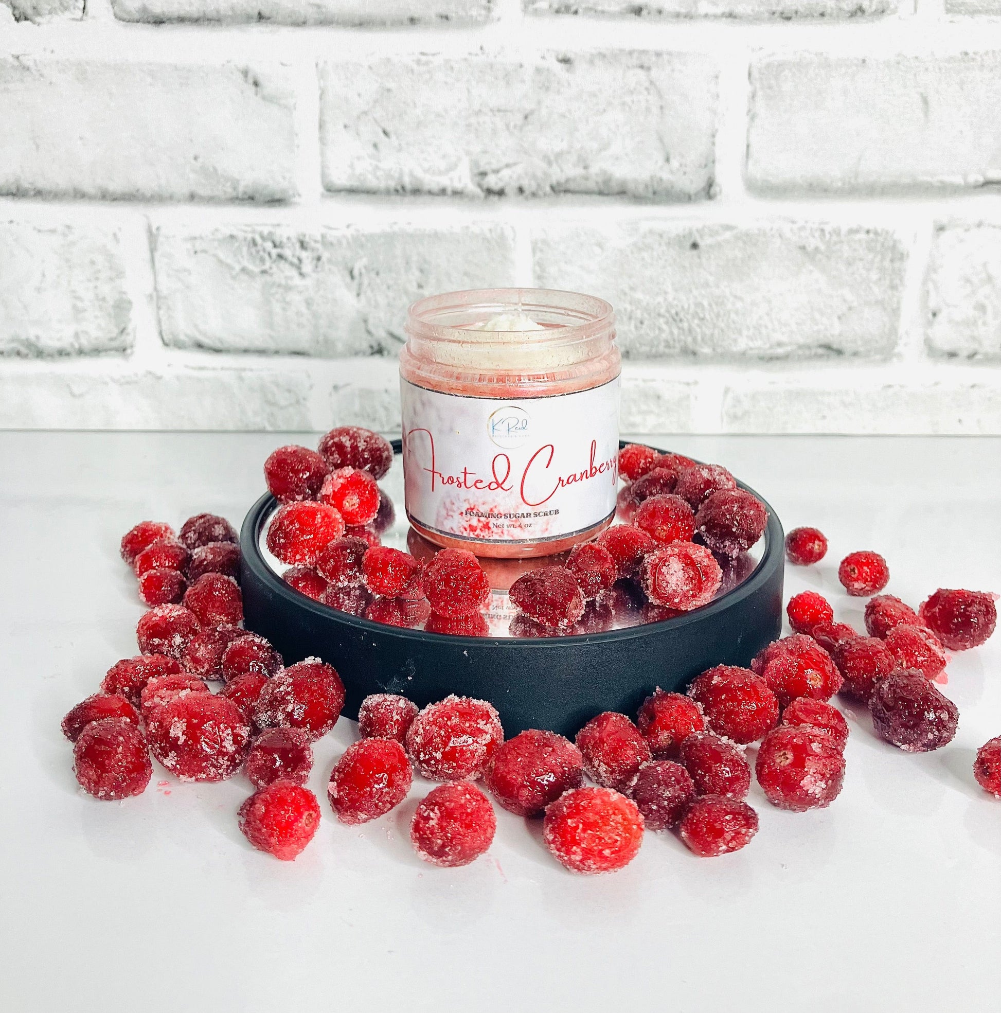 Kreid Skincare and more LLC Frosted Cranberry Foaming Scrub