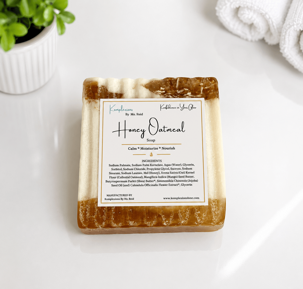 Kreid Skincare and more LLC Honey Oatmeal Soap