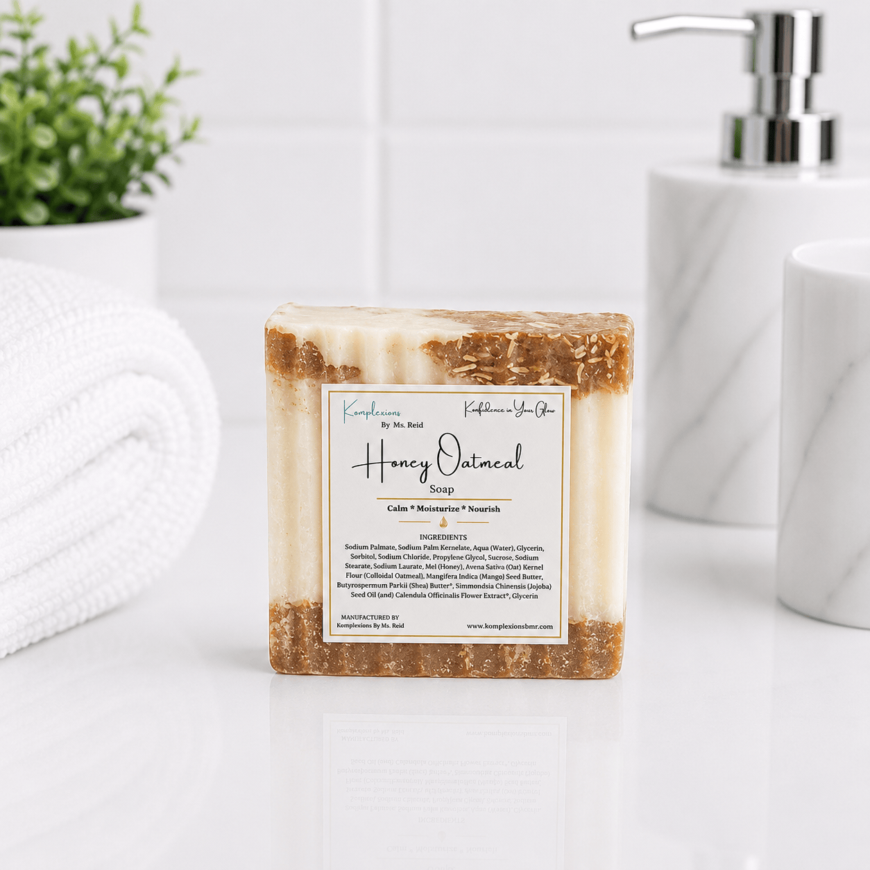 Kreid Skincare and more LLC Honey Oatmeal Soap
