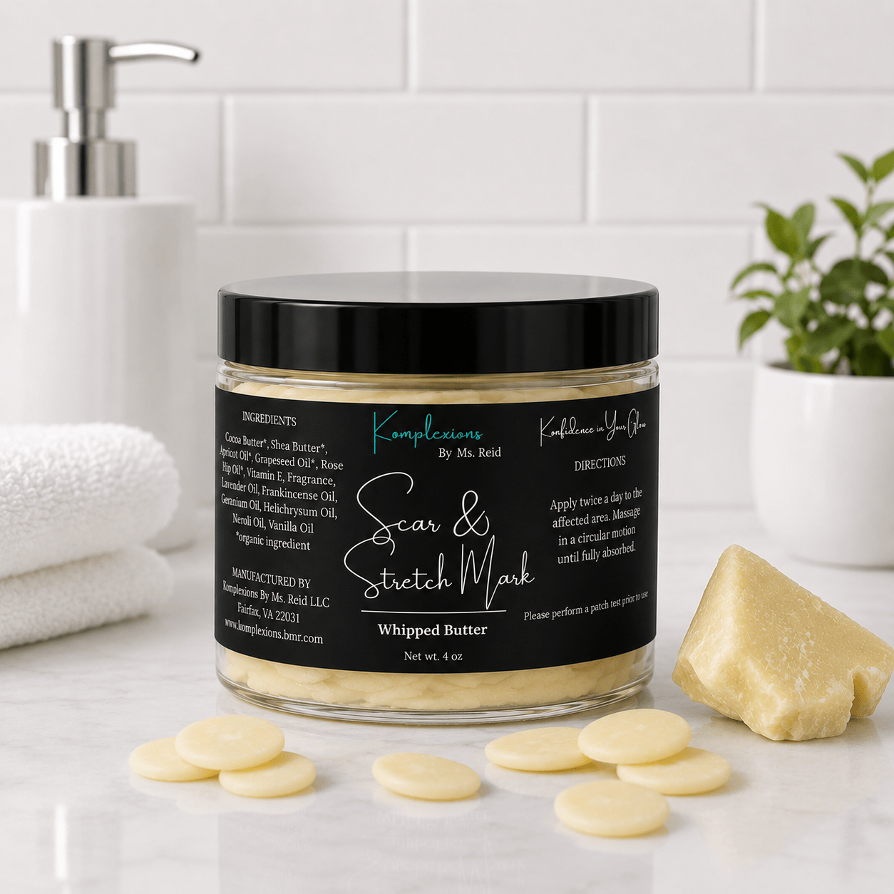 Kreid Skincare and more LLC Scar & Stretch Mark Butter