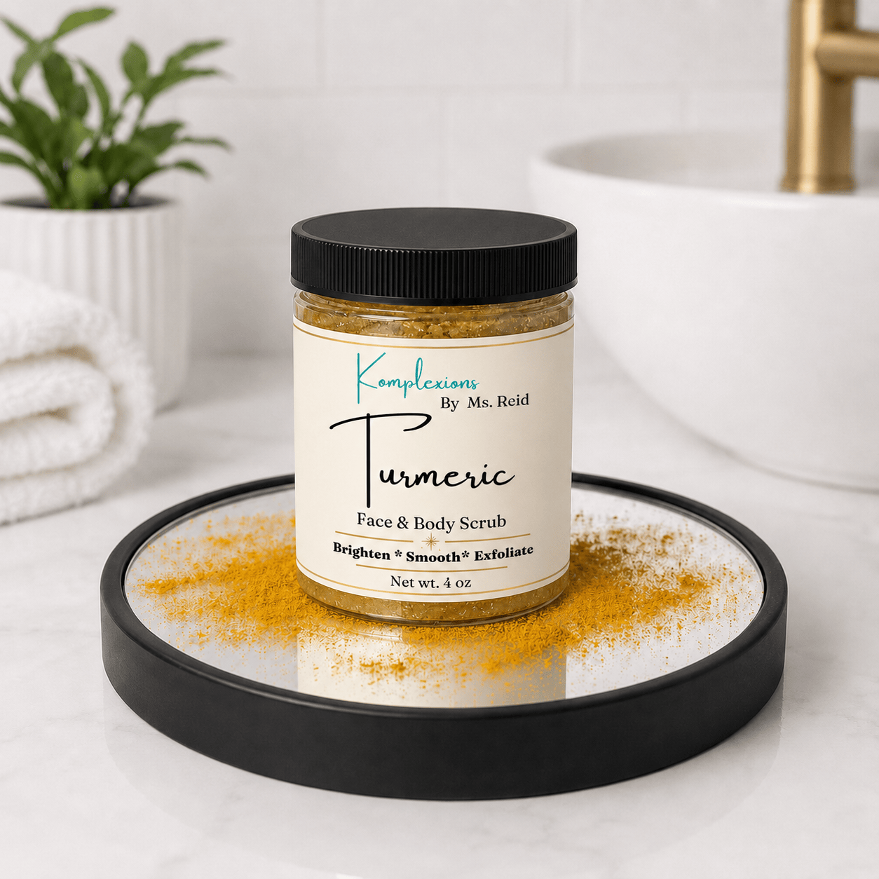 Kreid Skincare and more Turmeric Face and Body Scrub